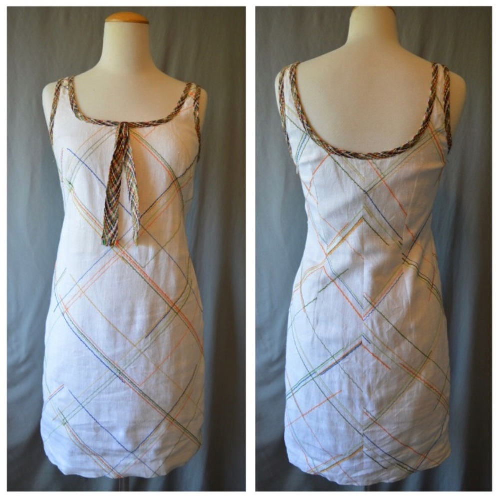 Moschino Cheap n Chic vintage linen mini dress
